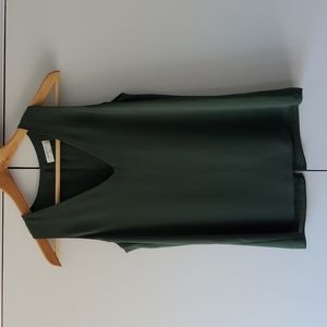 Aritzia Sleeveless Green Top in Size XS